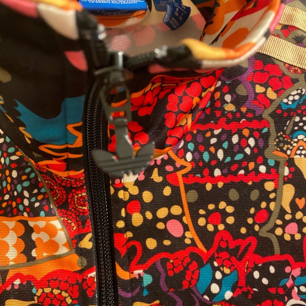 Adidas Multicolor Patterned Jacket Women’s Small - image 4